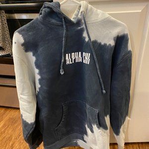 Tie Dye Alpha Chi Omega hoodie